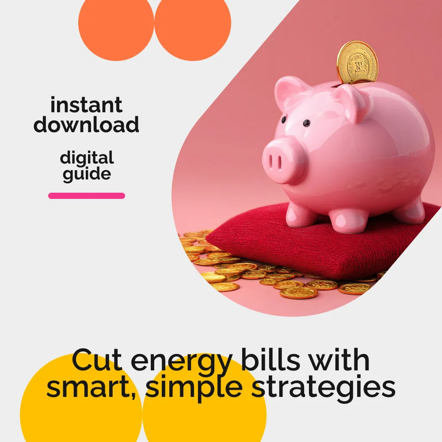 Save Smart: Easy Ways to Cut Gas & Electric Costs – How to Save on Gas and Electric Guide, Energy Bill Reduction eBook, Home Utility Savings Checklist