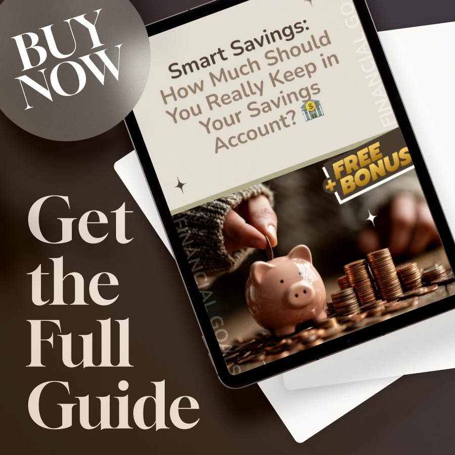 Smart Savings: How Much Should You Really Keep in Your Savings Account? | Budgeting Guide | Personal Finance Digital Download | How Much to Keep in Savings Account