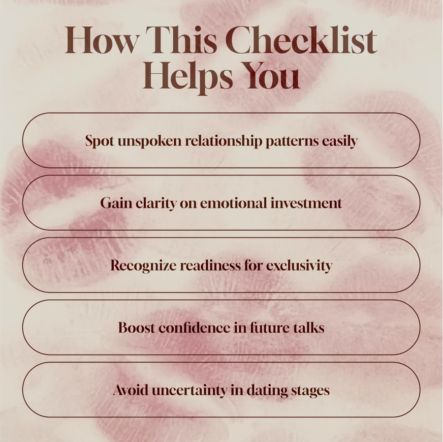 10 Signs It’s Time to Define the Relationship Checklist | Digital Download Guide for Couples, eBook PDF, Relationship Clarity Tool