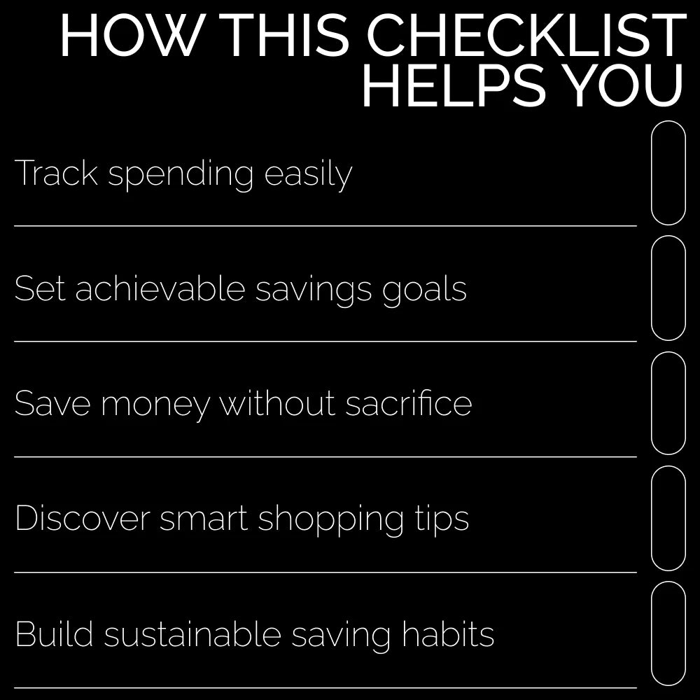 Student Pocket Money Power-Up Checklist: How to Save Pocket Money as a Student
