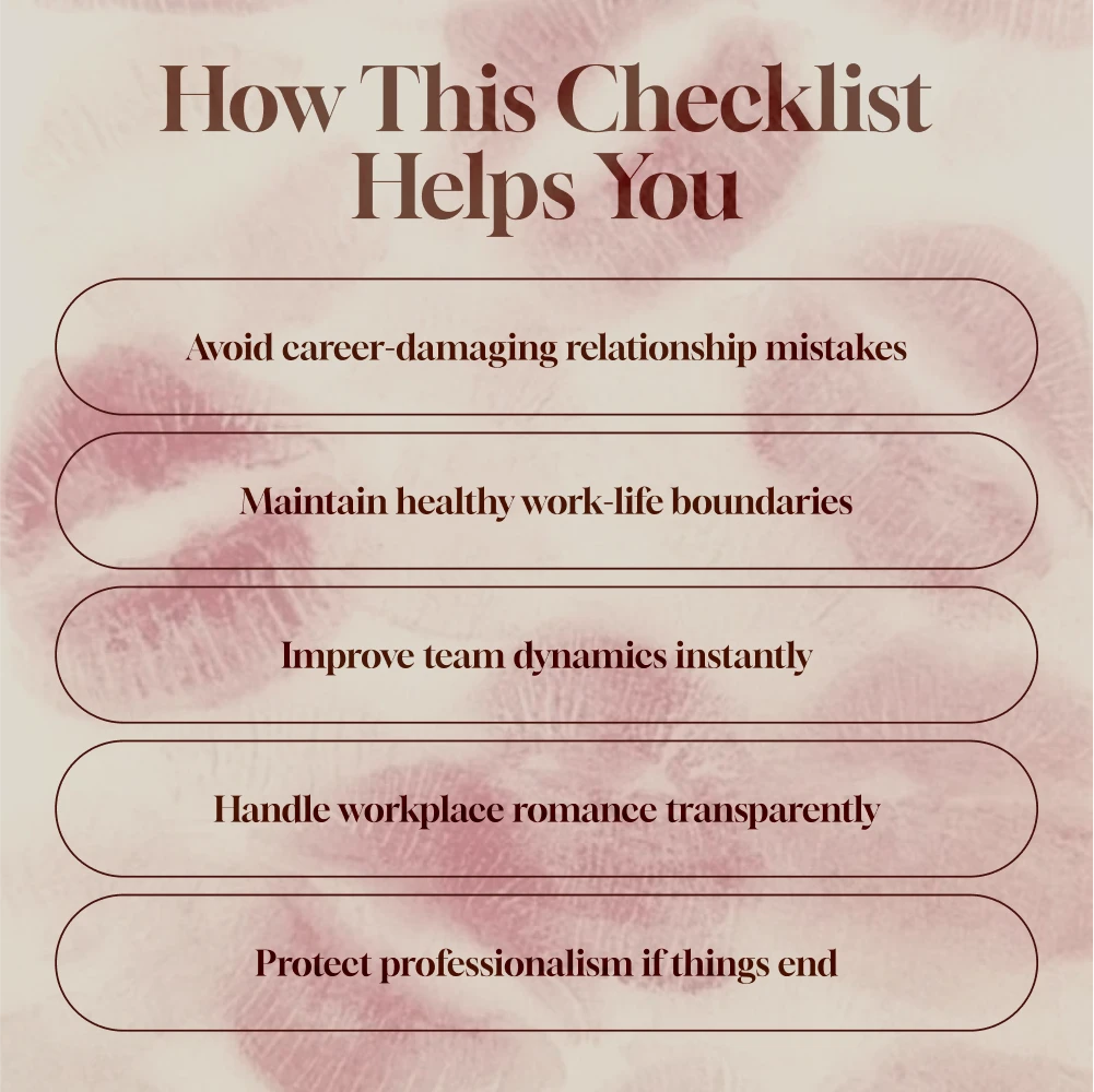 Office Love Dos and Don’ts Map | Workplace Relationship Checklist | Professional Boundaries & HR-Friendly Digital Download