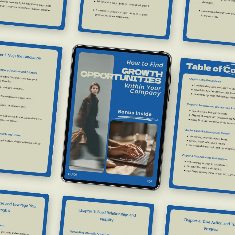 How to Find Growth Opportunities Within Your Company – Step-by-Step Guide to Career Advancement, Internal Networking, and Professional Development