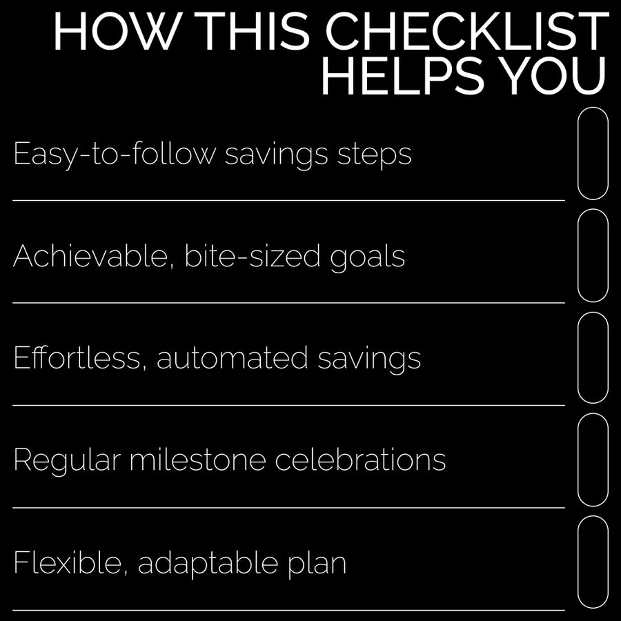 Micro-Saving Action Plan: Boost Your Wealth - Step-by-Step Microsaving Guide & Checklist