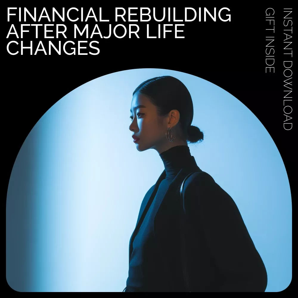 Financial Rebuilding After Major Life Changes Checklist – How to Budget After a Major Life Change, Step-by-Step Digital Download for Financial Recovery