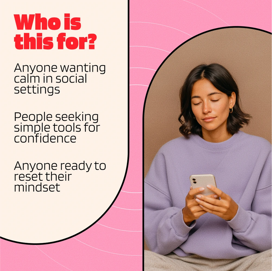 Social Anxiety Reset Plan | Digital Guide to Overcoming Social Anxiety, Building Confidence & Practicing Conversations with AI Support