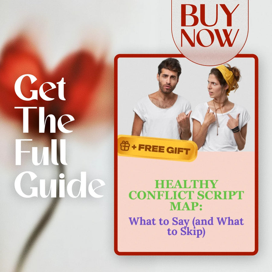 Healthy Conflict Script Map: What to Say (and What to Skip) | Guide for Communication, Relationships, and Workplace Conversations | Healthy Conflict Script Map: What to Say vs Avoid Digital Download
