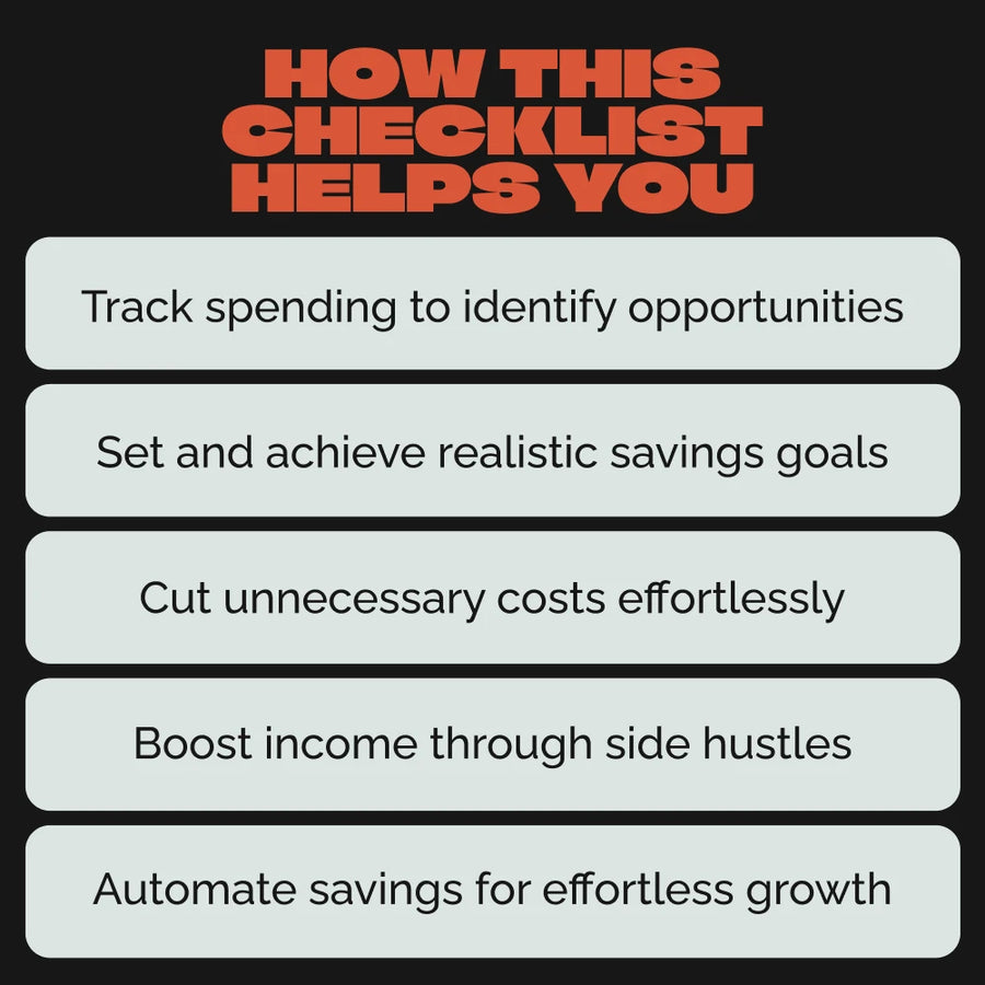 Smart Money Moves Checklist – Easy Steps to Boost Your Financial Health