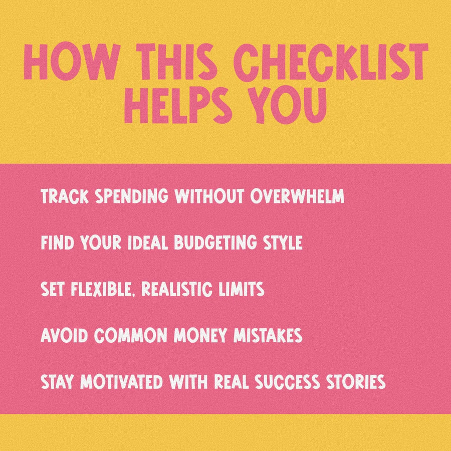 Budget Finances Like a Boss Checklist | How to Budget Your Finances | Printable Digital Budgeting Tool