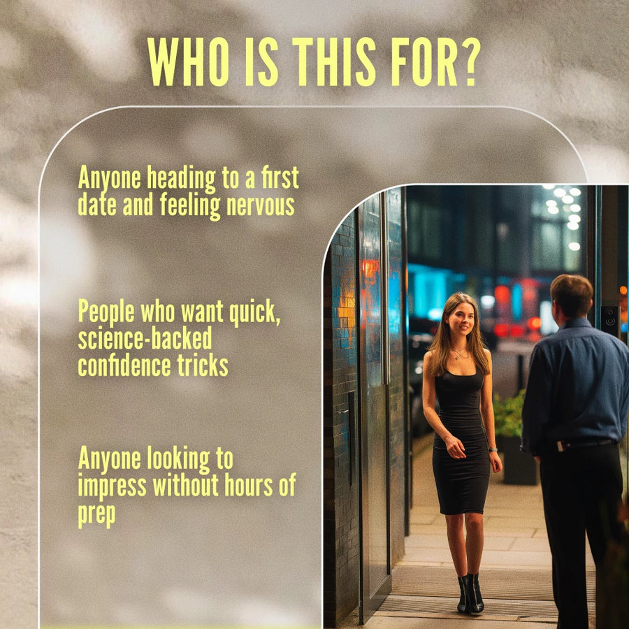 10-Second Confidence Reset Checklist: Walk Into Your Date Like a Rockstar | Instant Confidence Boost | Digital Download eBook & Printable Guide for Singles