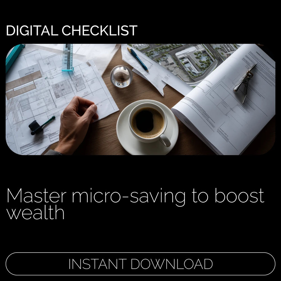 Micro-Saving Action Plan: Boost Your Wealth - Step-by-Step Microsaving Guide & Checklist