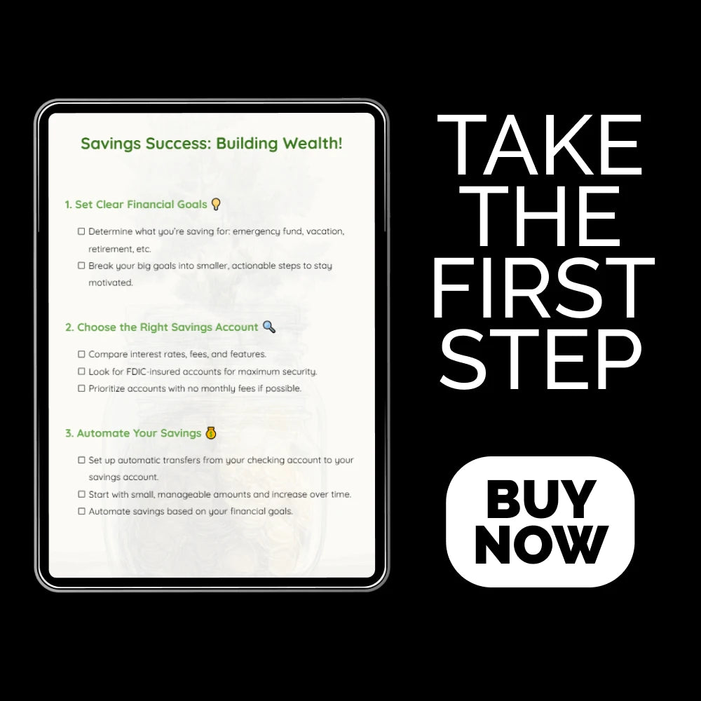 Savings Success: Building Wealth! A Step-by-Step Checklist to Maximize Your Savings Potential