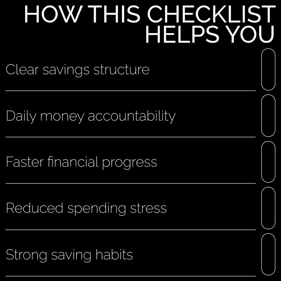 10K in 3 Months Checklist | Step-by-Step Fast Savings Plan | How to Save 10 000 in 3 Months