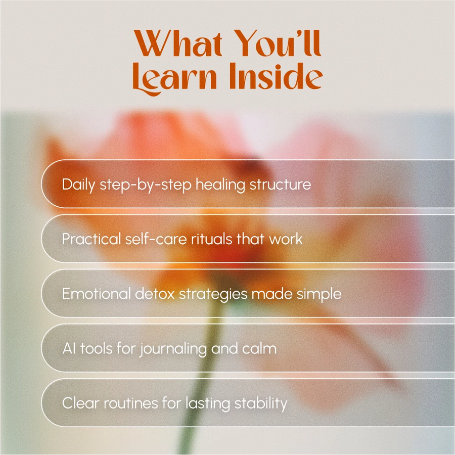 30 Days to Emotional Freedom | eBook | 30-Day No-Contact Healing Map | Self-Healing Digital Download | Emotional Detox & Recovery Guide