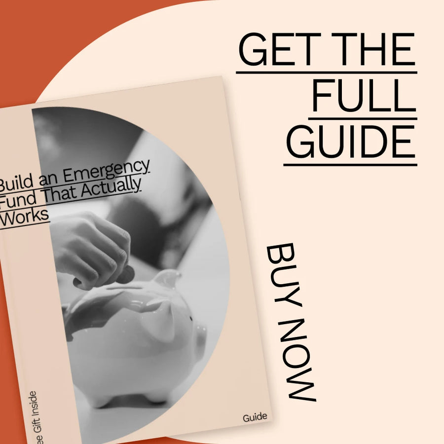Build an Emergency Fund That Actually Works – Printable Guide for Beginners | Step-by-Step Savings Workbook | How to Build an Emergency Fund | Digital Download