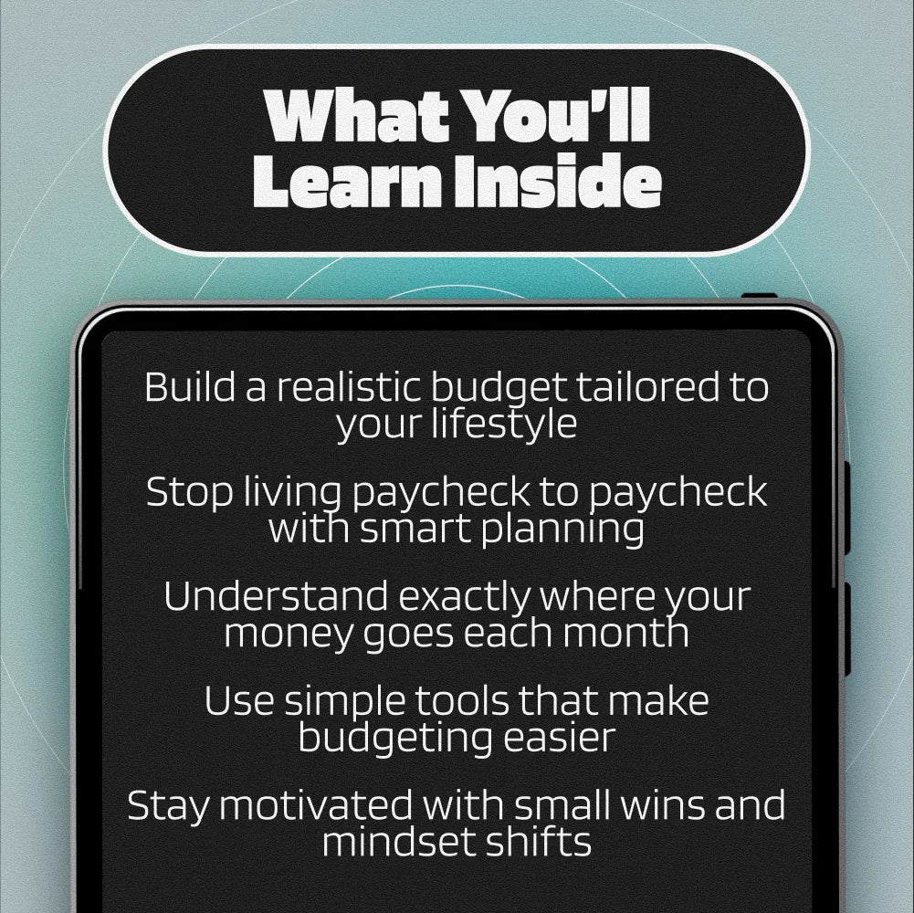 Paycheck Power: A Step-by-Step Guide to Budgeting Without the Stress | How to Budget My Paycheck eBook for Financial Control