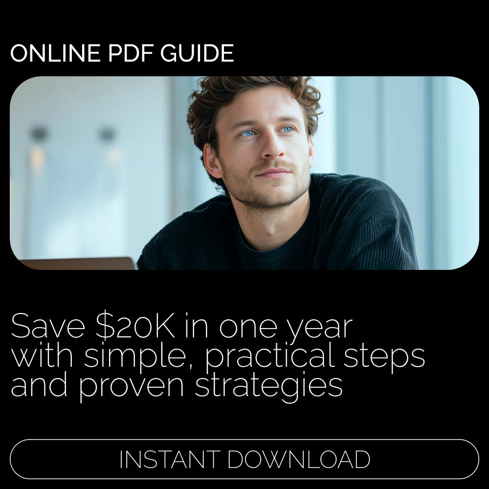 $20K Challenge: The Smart Person’s Guide to Saving Big in Just One Year - How to Save $20K in 12 Months with Simple Steps
