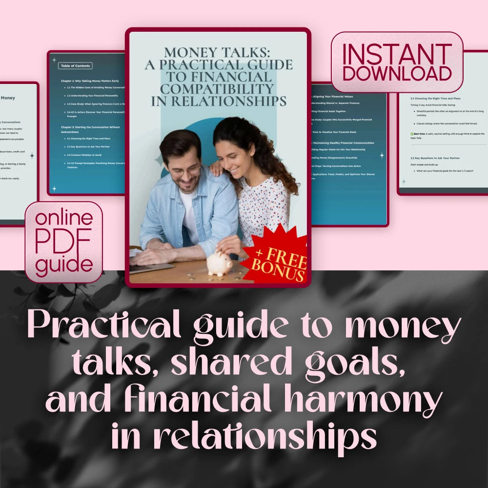 Money Talks: A Practical Guide to Financial Compatibility in Relationships | Financial Compatibility Guide | Talking Money Early eBook