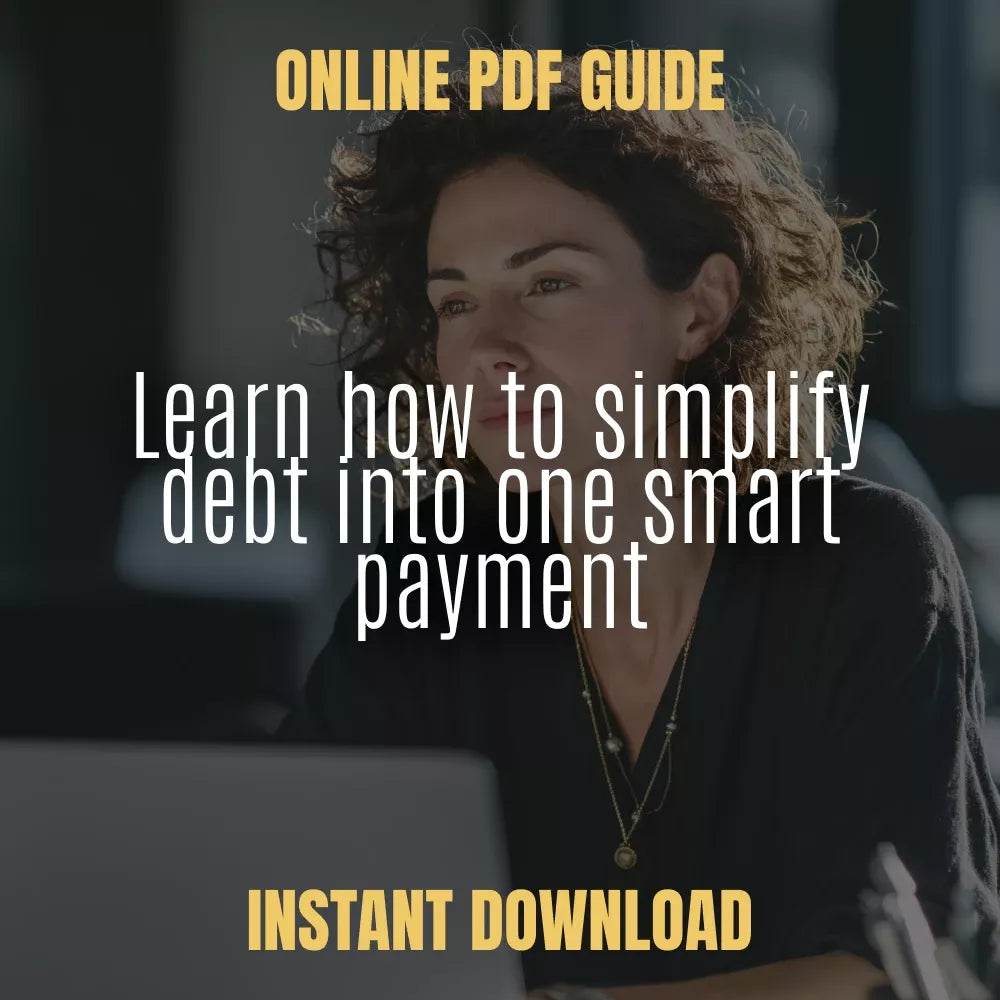 The Smart Person’s Guide to Debt Consolidation Without the Stress | Digital eBook on How to Consolidate Debt Into One Payment and Simplify Your Finances