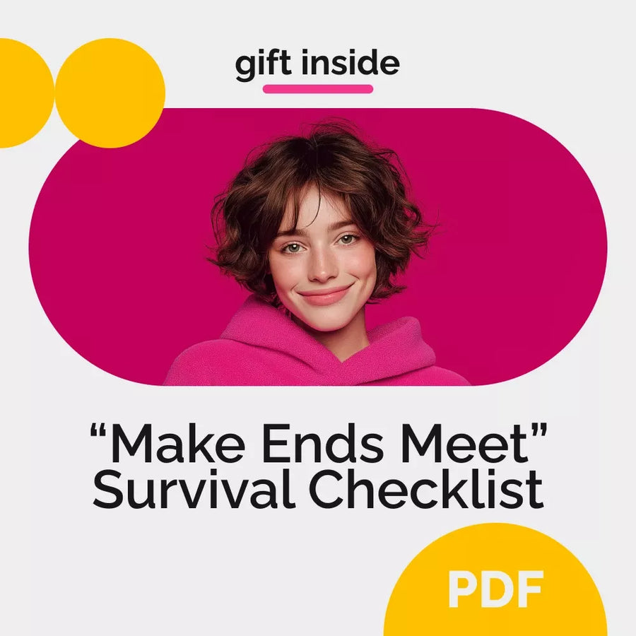 The “Make Ends Meet” Survival Checklist | Printable Budget Planner & Money Tracker | How to Make Ends Meet Step-by-Step Digital Download