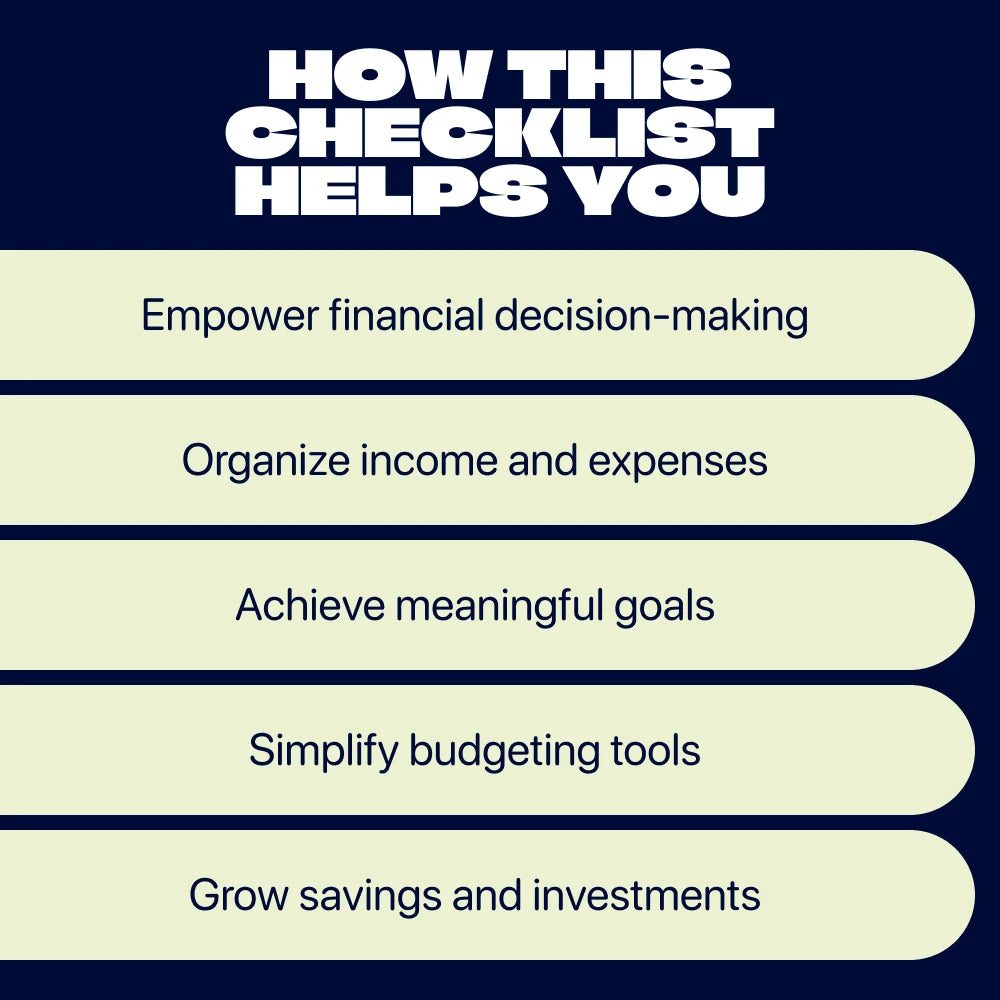 Household Budget Power Checklist: How to Make a Household Budget | Simple Guide for Financial Success