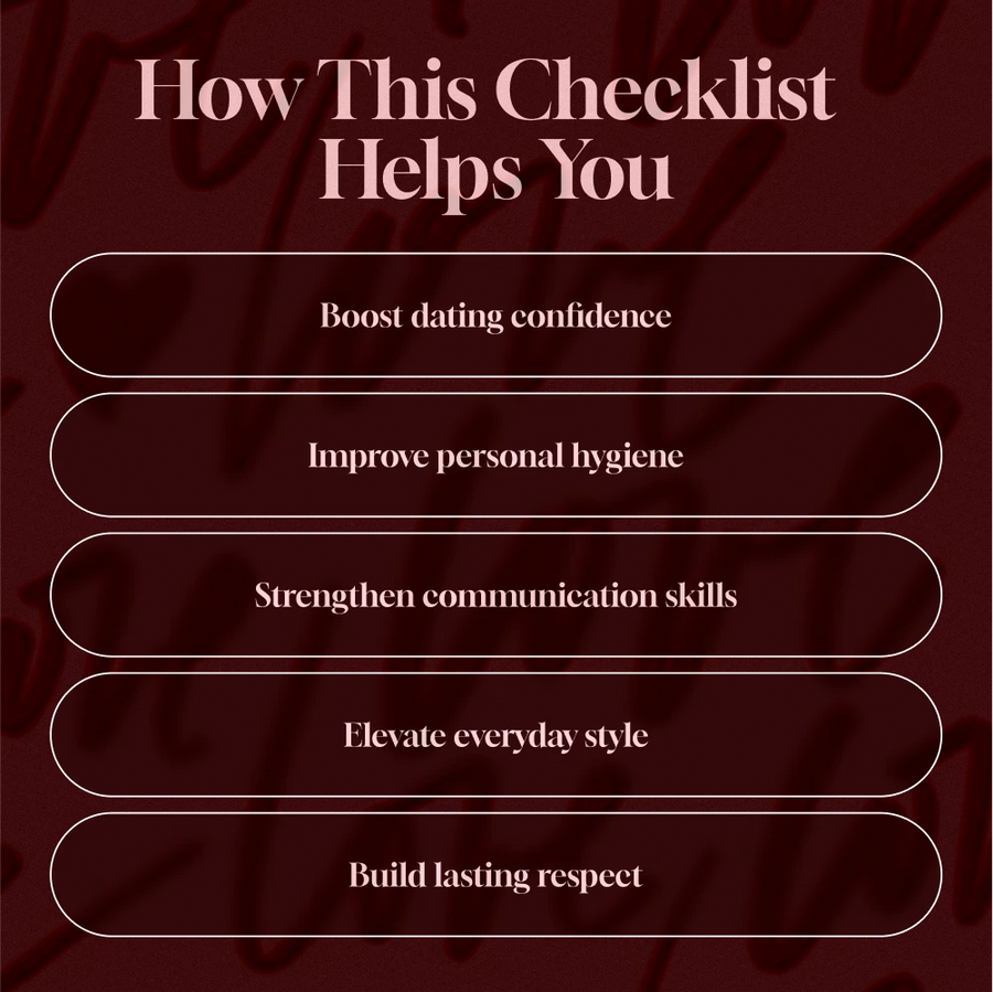 The Ultimate “Icks” Survival Checklist for Guys | Digital Download | Funny Self-Improvement Guide to Avoid Dating Icks for Guys | eBook PDF Instant Download