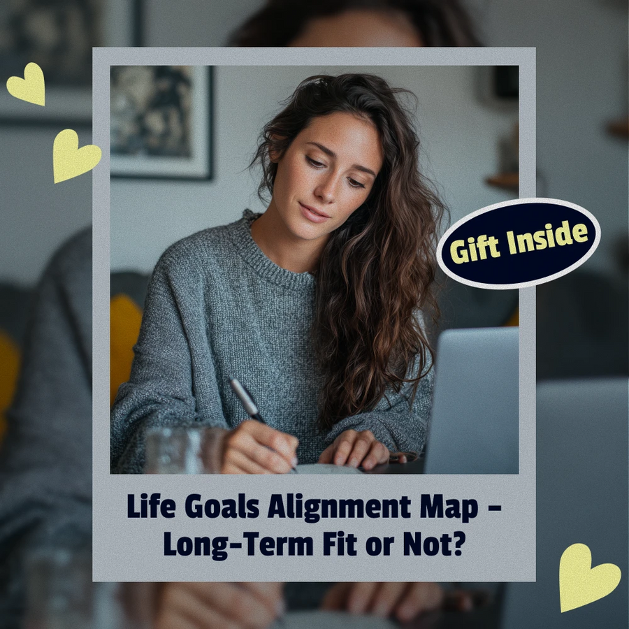 Life Goals Alignment Map – Long-Term Fit or Not? | Self-Discovery eBook | Goal Setting Guide | Personal Growth Checklist | Digital Download