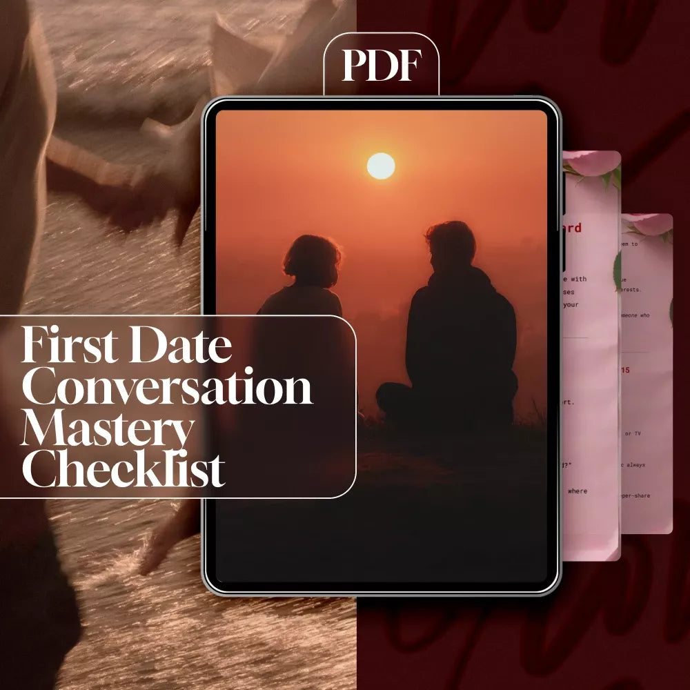 First Date Conversation Mastery Checklist: No Awkward Silences Guaranteed | Digital Download | What to Talk About on a First Date (No Awkward Silences) | Printable Dating Guide & Conversation Starters
