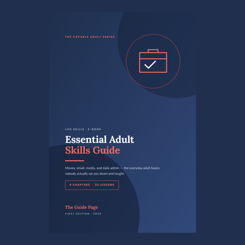 Essential Adult Skills Guide | Budgeting, Communication, Media Literacy & Life Management Tips