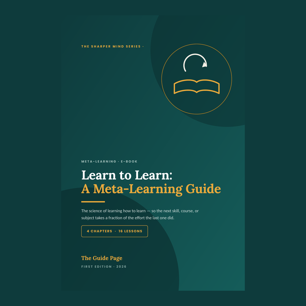 Learn to Learn: A Meta-Learning Guide | Digital Learning Guide PDF, Study Strategies eBook, Learning Style Planner