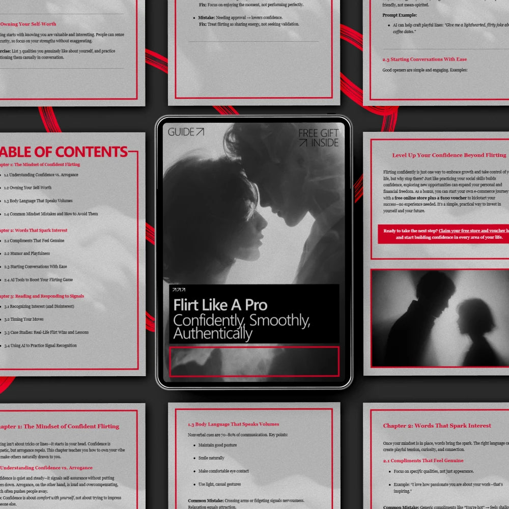 Flirt Like a Pro: Confidently, Smoothly, Authentically – A Practical Guide on How to Flirt Confidently, Build Attraction, and Communicate with Ease