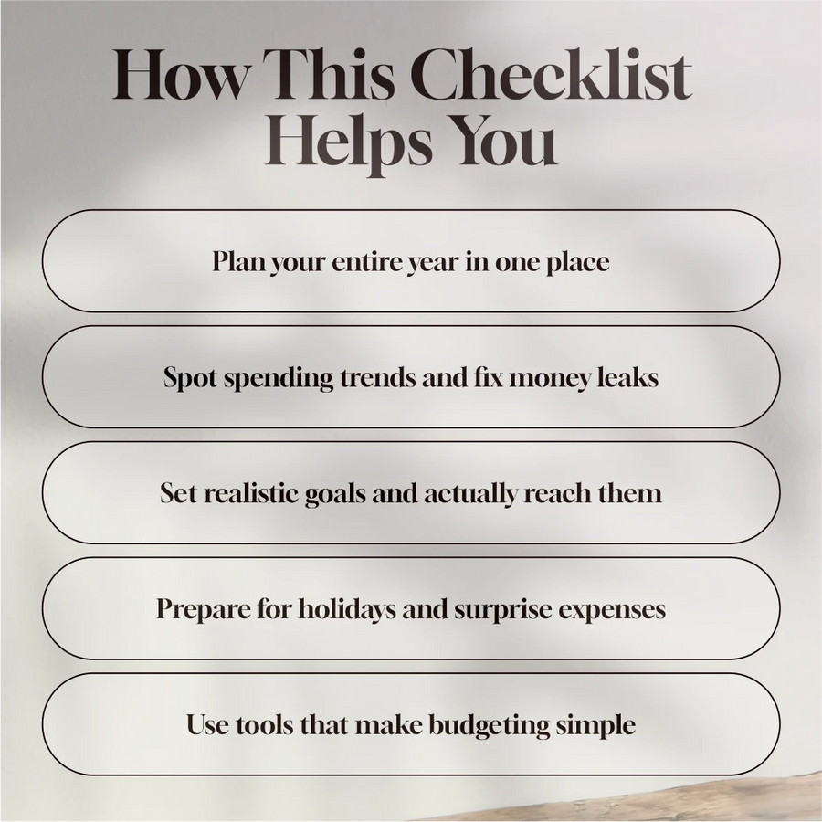 Your Year, Your Money: The No-Stress Guide to Building a Yearly Budget That Works | How to Make a Yearly Budget Digital Download, Budgeting Guide PDF