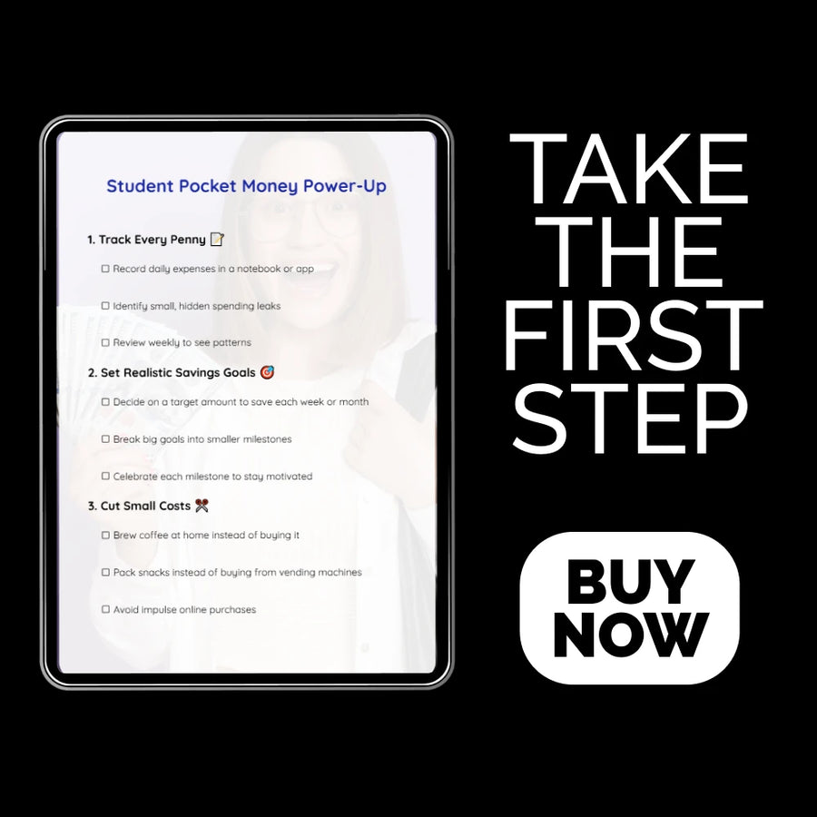 Student Pocket Money Power-Up Checklist: How to Save Pocket Money as a Student