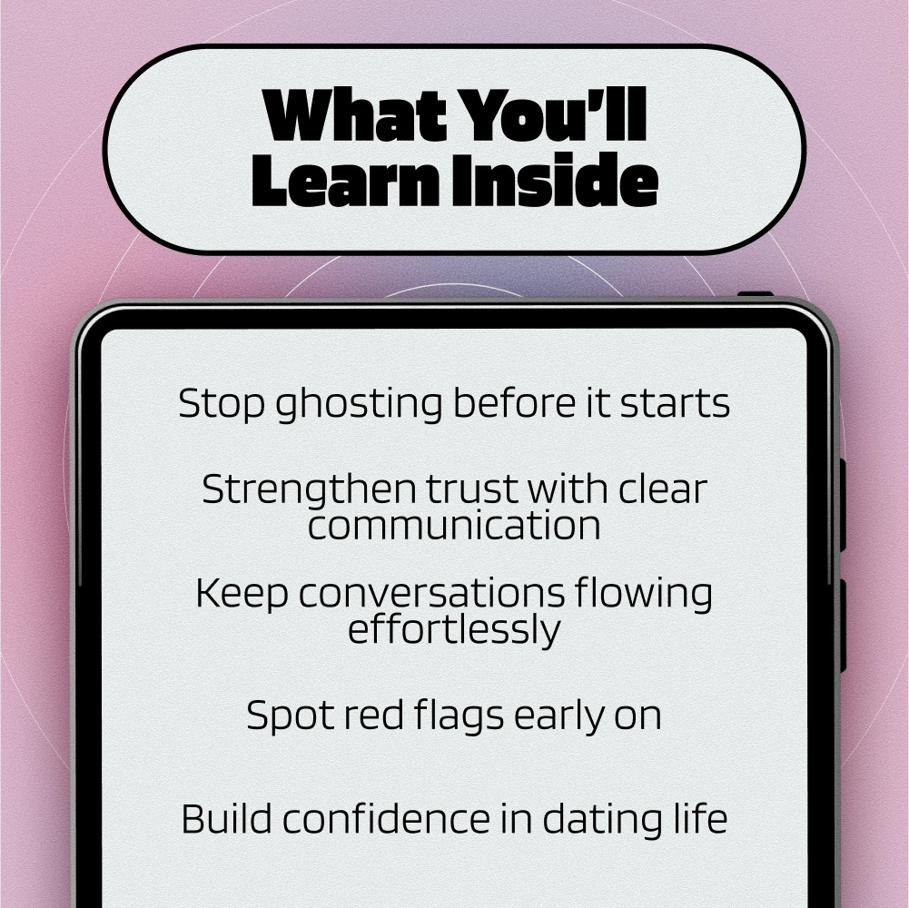 Ghostproof Your Love Life: The Communication Plan | Relationship Guide, eBook, Digital Download for Dating, Stop Ghosting, Communication Skills Checklist