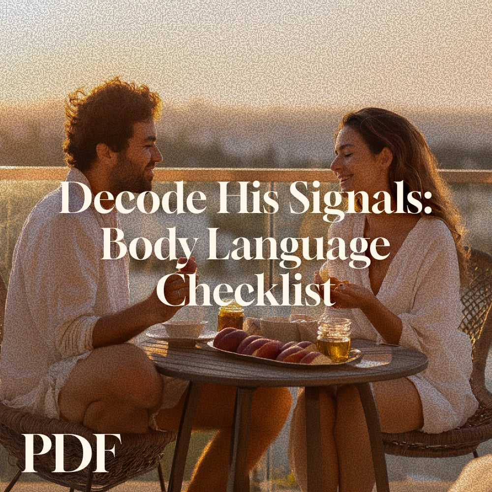 Decode His Signals: Body Language Checklist - Signs He Likes You