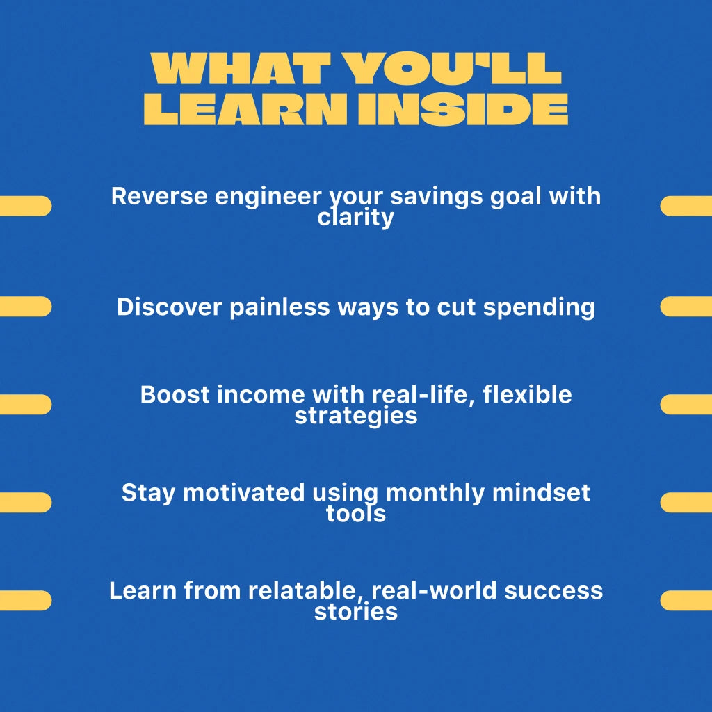 The Bold Blueprint to Saving $20K in 6 Months Without Losing Your Mind | Digital Guide | How to Save 20K in 6 Months PDF