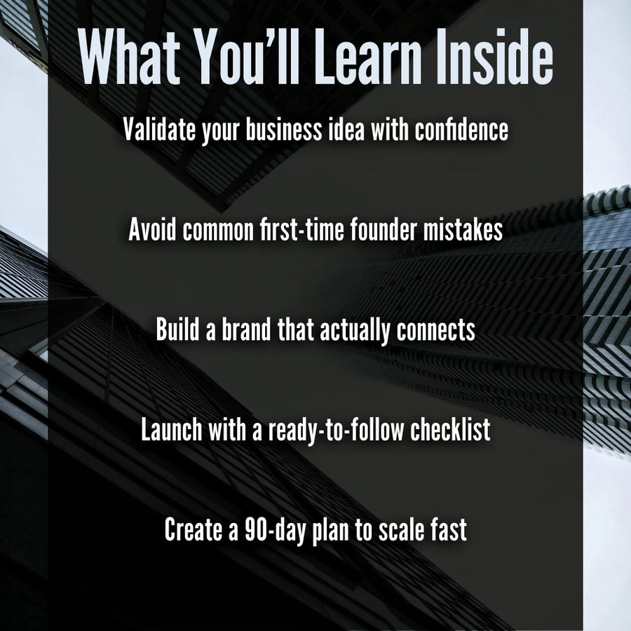 From Spark to Scale: Your No-Fluff Guide to Entrepreneurial Success | Digital Guide to Steps to Entrepreneurial Success, Business Checklist, eBook for Aspiring Entrepreneurs