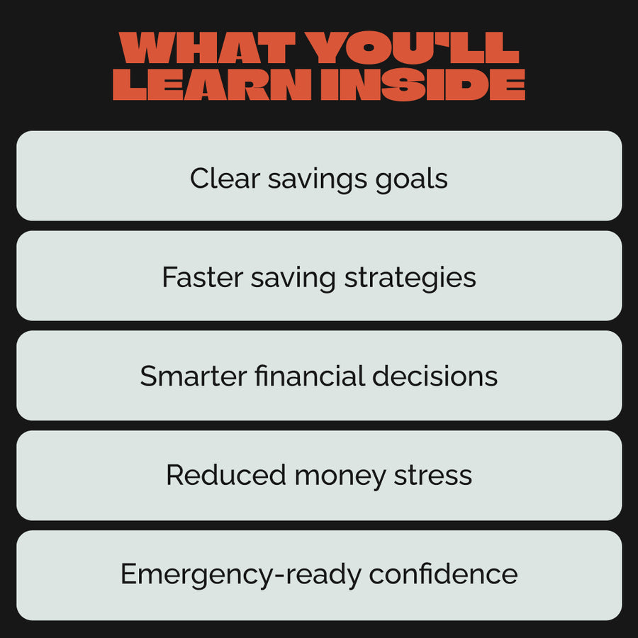 Rainy Day Ready: Guide to Building an Emergency Fund | Step-by-Step Ebook on how to build emergency fund | Financial Security & Peace of Mind Digital Download