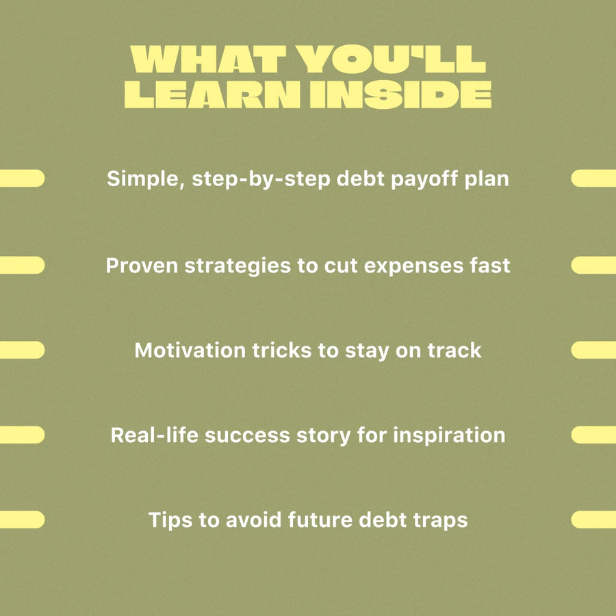 The 6-Month Blueprint to Paying Off $5,000 and Gaining Financial Freedom | Digital Guide on How to Pay Off $5000 in Debt in 6 Months | Budgeting, Mindset, Savings