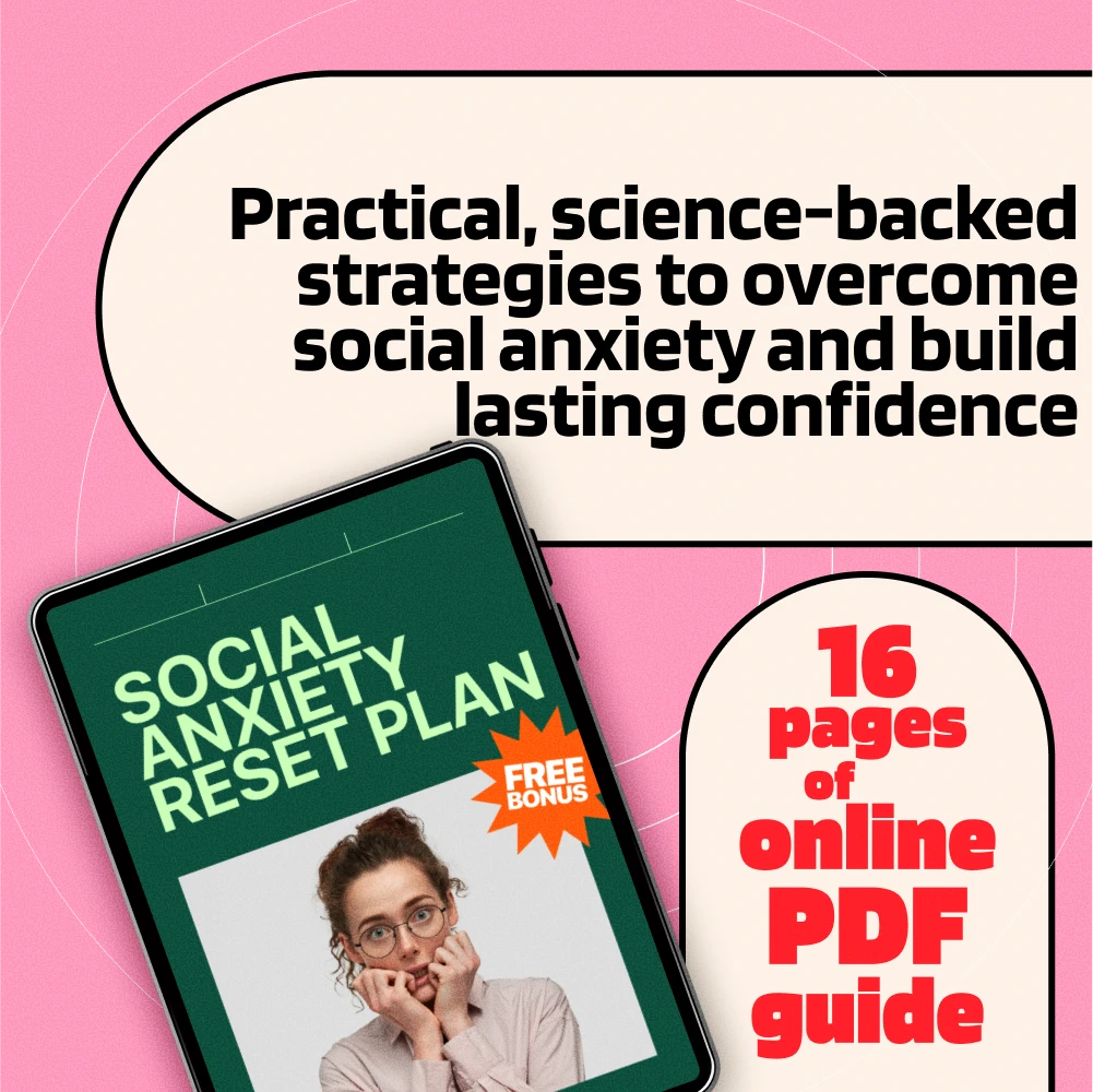 Social Anxiety Reset Plan | Digital Guide to Overcoming Social Anxiety, Building Confidence & Practicing Conversations with AI Support
