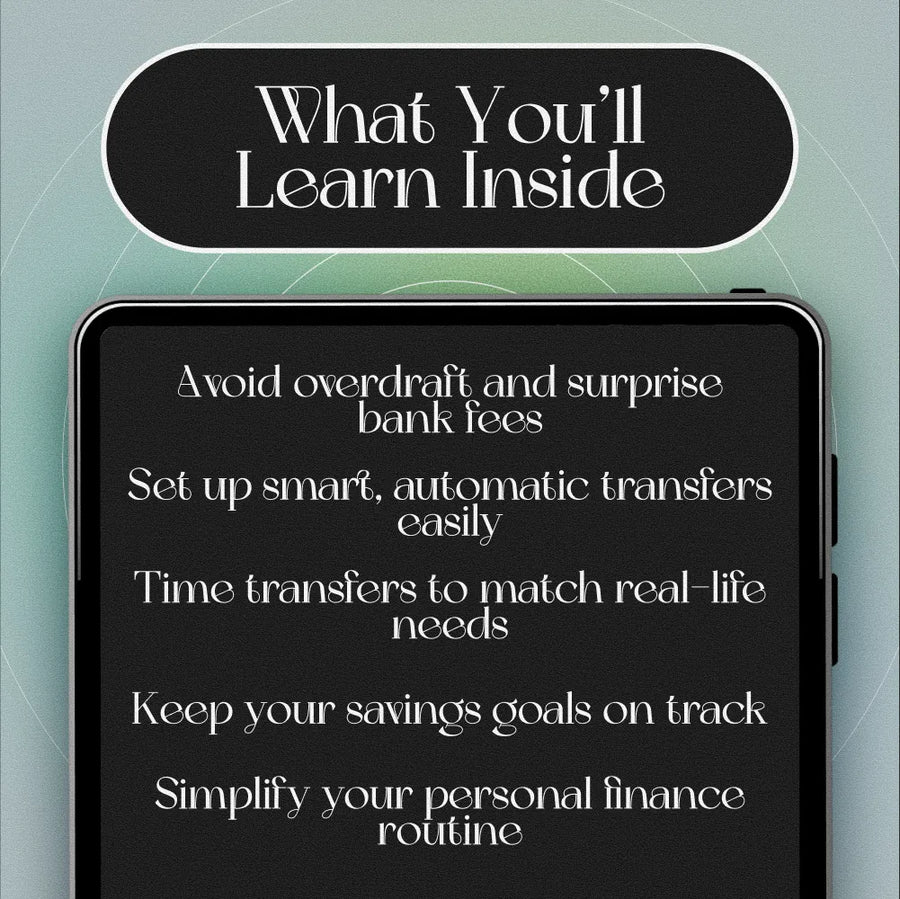 Cash Flow Magic: Your Ultimate Guide to Moving Money from Savings to Checking | Digital eBook for Budgeting, Transfers & Personal Finance Strategy