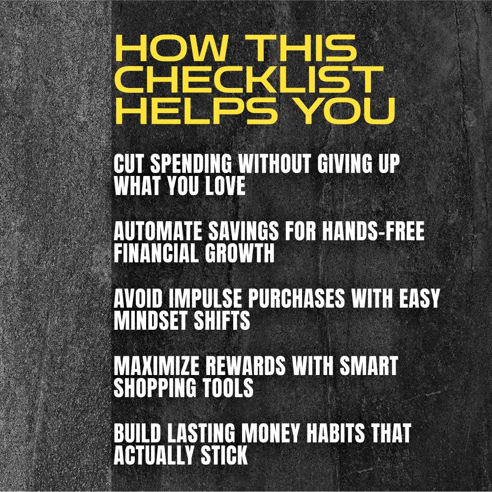 The Ultimate 2025 Money-Saving Master Checklist: Smart, Simple, and Stress-Free | How to Save Money in 2025 | Digital Download for Budgeting & Financial Planning