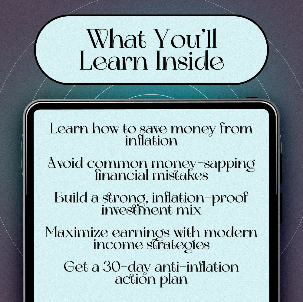 Inflation-Proof: Smart Strategies to Shield Your Money and Grow Wealth | Ebook on How to Save Money from Inflation, Build Wealth & Budget Better