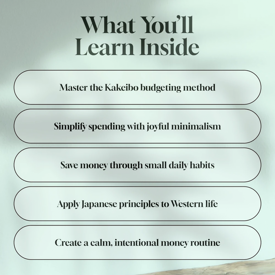 Zen and the Art of Saving: The Japanese Way to Build Wealth with Grace and Simplicity | Japanese Way to Save Money eBook | Minimalist Budgeting Digital Guide