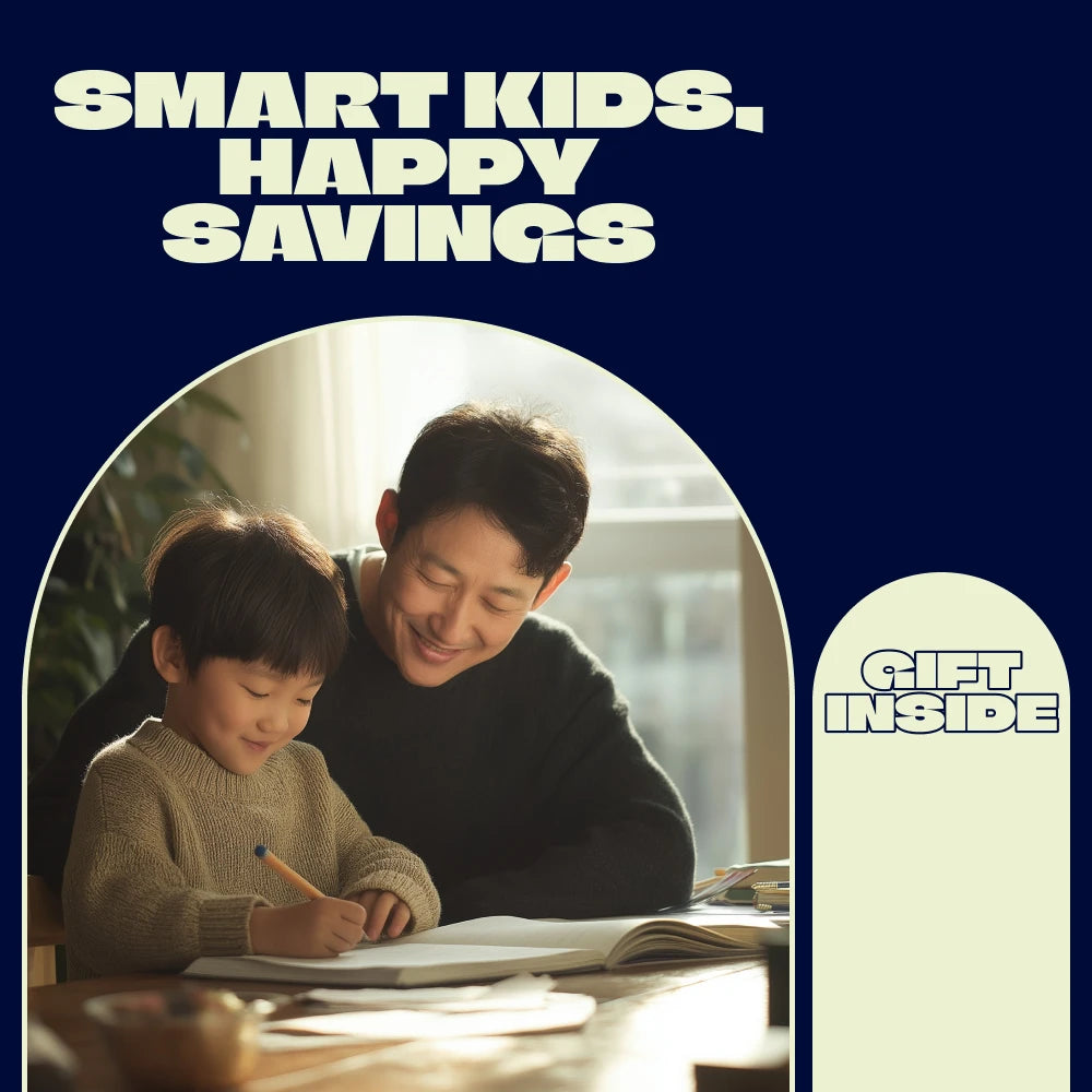 Smart Kids, Happy Savings Checklist – How to Save Money for Kids Printable Guide, Financial Literacy Activity, Goal Setting & Money Management Tool
