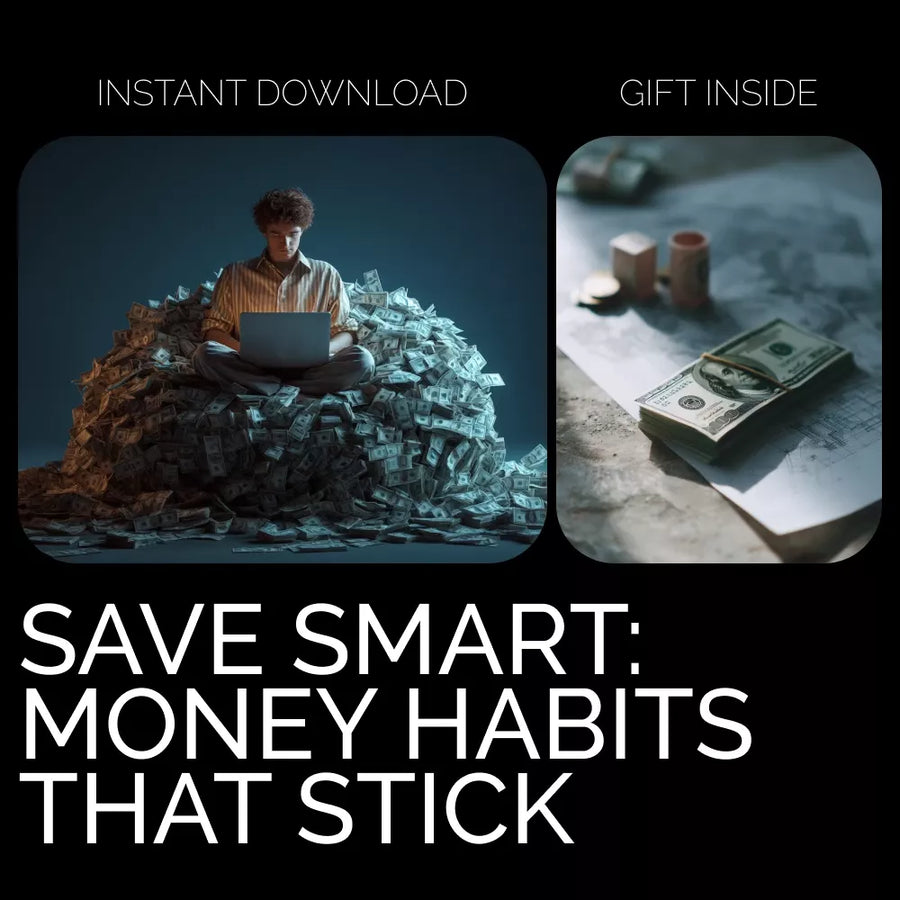 Save Smart: Mastering Money Habits That Stick | Budgeting Guide, Money-Saving eBook, Financial Planning Printable, Personal Finance Digital Download