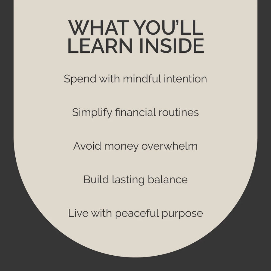 The Peaceful Power of Minimalist Money Habits | Digital Guide for Simplified Finances | Find Clarity, Calm, and Control with Minimalist Money Habits