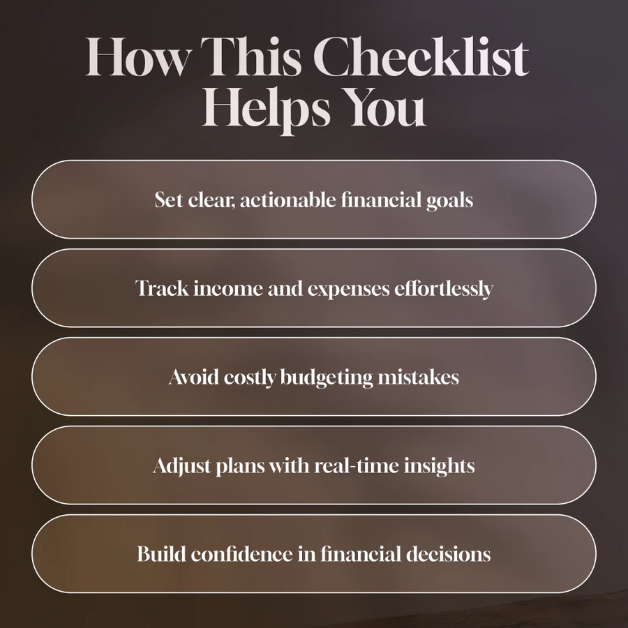 Your Ultimate Business Budgeting Checklist: Plan, Track, and Grow! | Digital Download for Small Business Owners | How to Do a Business Budget Guide