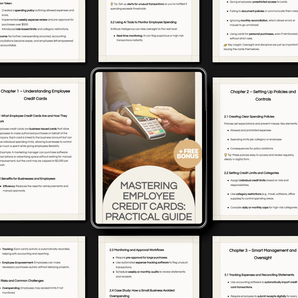 Mastering Employee Credit Cards: Practical Guide - How to Manage Employee Credit Cards for Business Efficiency