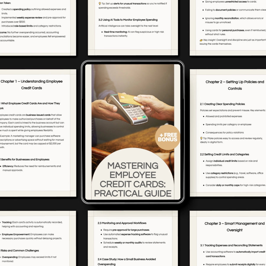 Mastering Employee Credit Cards: Practical Guide - How to Manage Employee Credit Cards for Business Efficiency