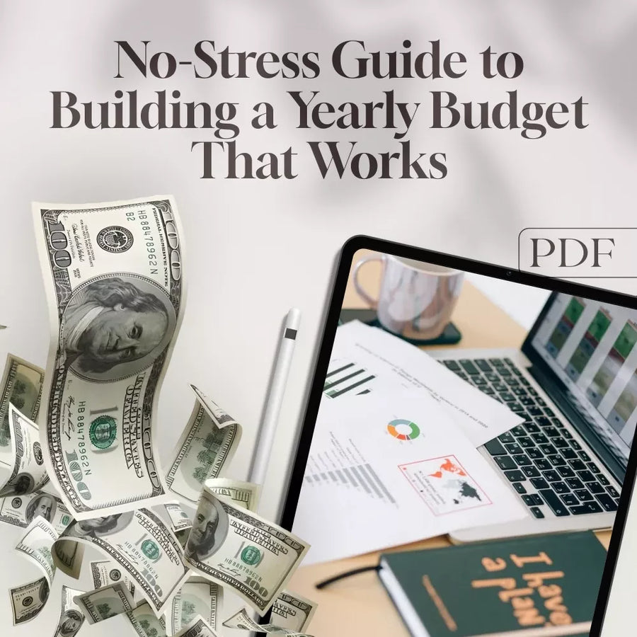 Your Year, Your Money: The No-Stress Guide to Building a Yearly Budget That Works | How to Make a Yearly Budget Digital Download, Budgeting Guide PDF